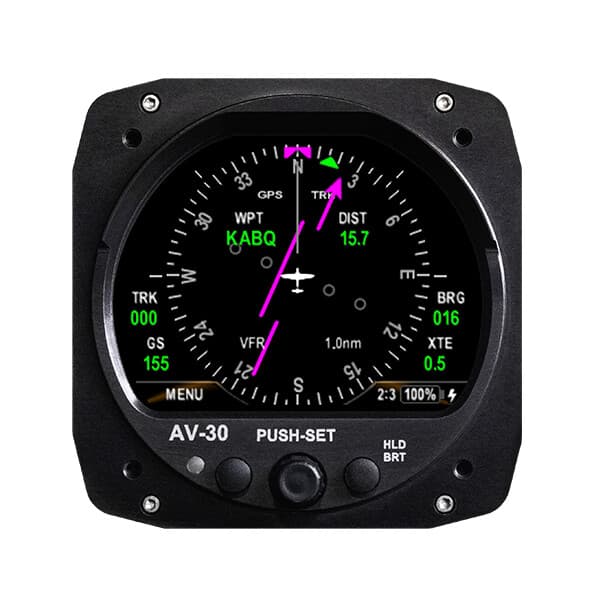 uAvionix AV-30-C certified electronic flight instrument