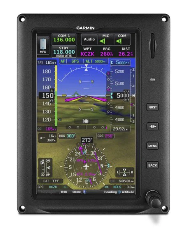 Garmin G3X Touch - GDU 470, 7" Portrait Display